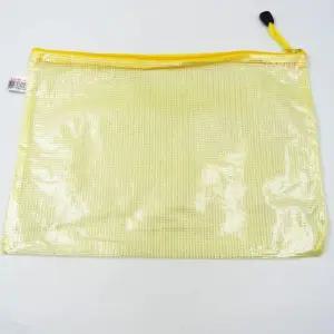 메쉬 투명 파우치 지퍼 정리 수납백 화장품 파일백 망사 여행 소품 정리