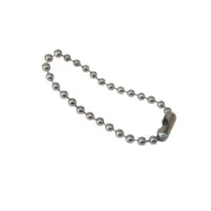 10cm군번줄 (100mm) 100개입 줄 목걸이줄 군번줄 구슬줄 볼체인 메탈체인