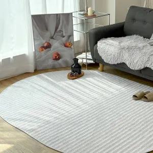 [한스갤러리] 누브 침실 거실 카페트 러그_150x200cm(타원형)