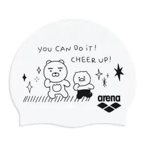 [아레나][카카오프렌즈X아레나] 라이언 춘식이 드로잉 실리콘수모 A5AC1AC96WHT