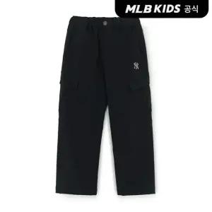 [MLB키즈공식]25FW스트릿 나일론 기모 스트레이트 팬츠 (Black)