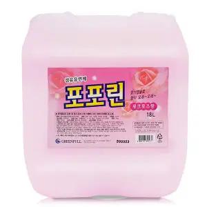 포포린 대용량 20L 핑크로즈/섬유유연제/샤프란/피죤