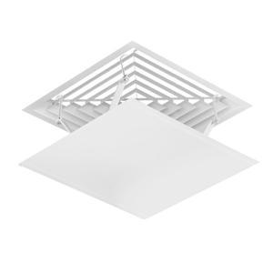 사무실 천장 에어컨 통풍구 커버 사각형 바람 방향 조절 바람막이 직풍 방지 미국식