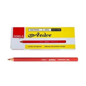 동아 아도르 색연필 빨간펜 채점펜 빨강 12자루