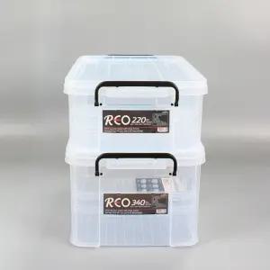 리빙박스 다용도 옷장정리함 식판수거 투명한 서류 교구 장난감 이불 침대밑수납 적재가능