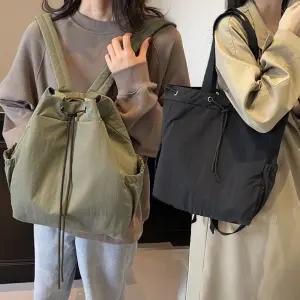 여성 숄더 나일론 백팩 데일리 대학생 가방 용백 엄마 보부상 30대여자 40대 백백 예쁜 캐주얼 50대 직장인