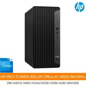 HP Pro Tower 400 G9 Office i5-14500 Win11Pro_NVMe512GB_DDR5램16GB_씨리얼포트_DVD롬탑재/HH