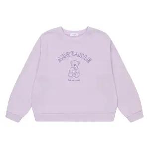 [에꼴리에] 여아 기모 어도러블 맨투맨 티셔츠 21D1753_VI