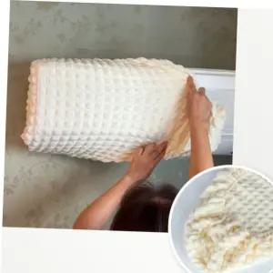 대형에어컨커버 L 아이보리 스판 벽걸이 에어컨 커버 무지 신축성 덮