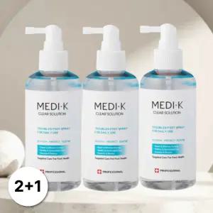 메디케이 클리어솔루션 풋스프레이 풋쿨링 발냄새관리 200ml 3개
