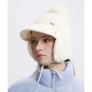 매장정품 내셔널지오그래픽 N253AHA040 모직 귀달이 방울캡 IVORY