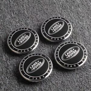 자동차 허브 센터 커버 휠 캡 로고 배지 엠블럼, 랜드로버 디스커버리 레인지로버 이보크 액세서리, 62mm,