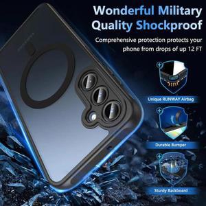 삼성 갤럭시 A16 맥세이프 마그네틱 무선 충전 케이스, 삼성 갤럭시 A16 5G 충격 방지 무광 백 케이스