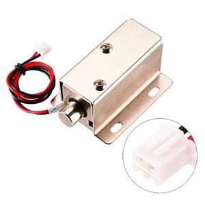 하니스토어106 DC6V 도어락 잠금장치 푸쉬풀타입 전자 솔레노이드 티앤디 아두이노