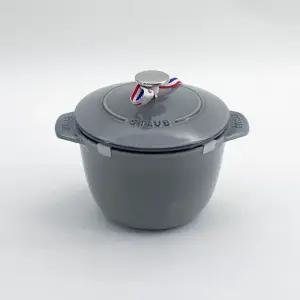 스타우브 B품 라이스 꼬꼬떼 그레이 16cm 인덕션 무쇠 주물냄비