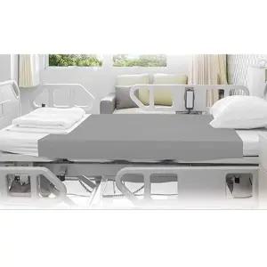 요양원침대시트 매트반커버 레자방수시트 95x140cm/회색 병원 반시트 커버 병원침대매트