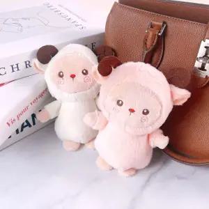 귀여운 꼬마 양 인형 키홀더 열쇠고리 가방 키홀더 인형 동물 열쇠고리