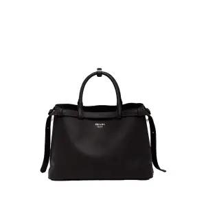 PRADA 25FW 더블 벨트 프라다 버클 미디엄 가죽백 (1BA417 2CYS F0002) 119045