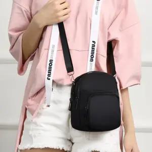 [디어백] 지퍼포켓 블랙 미니 크로스백 CH3039Y