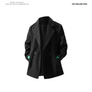 남성용 정장 자켓 겨울옷 넥 더블 모직 코트 빅사이즈 트렌치 힛템