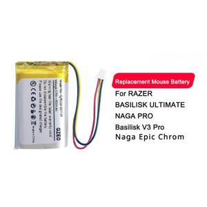 RAZER Basilisk Ultimate NAGA PRO V3 Pro Epic Chroma RZ01-0462 RZ01-용 교체용 마우스 배터리 034201 RC