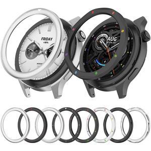 샤오미 워치 S4/S3, S4 ESIM/S3 ESIM용 메탈 베젤 교체 케이스 커버 링 강화 필름 시계