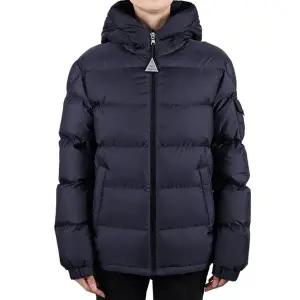 [몽클레르]몽클레어 25FW 여성 로고 다운 패딩 네이비블루 성인사이즈 K29541A00081 53A5E 742 12-14Y