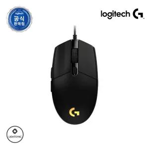 로지텍코리아 공식 G102 2세대 LIGHTSYNC 유선 게이밍 마우스 정품 블랙