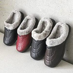 보니테 겨울 방한 털슬리퍼 퍼실내화 남녀공용 따뜻한 실내외겸용 보온화