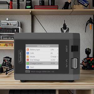 ToolkitRC M8P M8S 리뉴얼 버전 600W 20A DC 밸런스 충전기 방전기 1-8S Lipo 배터리 검사기 ESC 테스터기