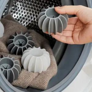 실리콘 세탁볼 건조기 세탁기 먼지 제거 엉킴 방지 볼_23539146