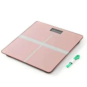 고품질 사각 디지털 체중계 핑크 튼튼한체중계 체중기 (WE73414)