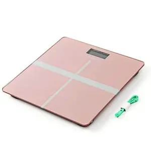 고품질 사각 디지털 체중계 핑크 튼튼한체중계 체중기 (WE73414)