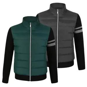 SNP골프 남성 컨템포러리 다운 믹스 자켓
