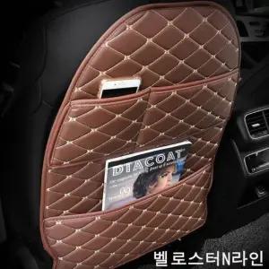차량 킥커버 시트보호 뒷자리 킥매트 뒤좌석포켓 시트백 킥매트 카시트킥커버