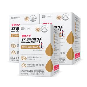 프로메가 알티지오메가3 듀얼,  60캡슐, 3개