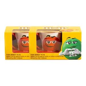 [소비기한 임박] 엠앤엠즈 머그컵 기획팩(엠앤엠즈 밀크 37g, 6개+레드컵, 1개), 2개