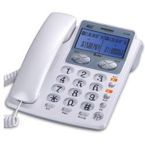 ▶대우 텔레폰◀[DT-200][2국선+아답터겸용][헤드셋가능][수신40개저장]발신자표시/유선/일반/사무용/내선/가정용/벽걸이/엔틱/전화기