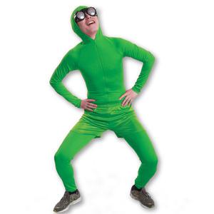 성인쫄쫄이의상 반바지세트(그린) 스판 전신타이즈