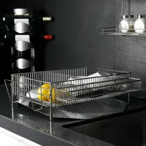 루시드 올스텐 식기건조대 프리미엄 세트(수저통, 도마걸이 포함)/주방선반 싱크대 씽크대 식기