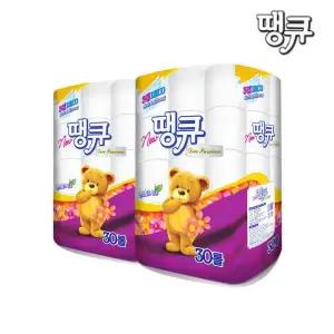 NEW땡큐 휴지 화장지 3겹 30롤 X 2개