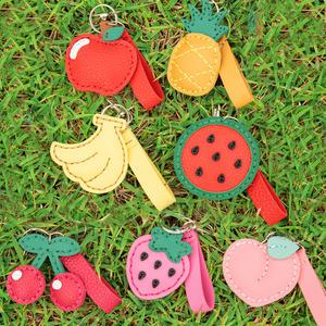 31. 민화샵 가죽만들기 과일 열쇠고리 모음