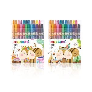 모나미 모니주 샤프식 색연필 24색
