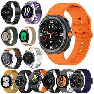 갤럭시워치8 클래식 7 울트라 FE 6 5 프로 4 3 호환 메탈 실리콘 날개형 스트랩