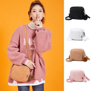 뽀글이 양털 크로스백 겨울 양털가방 미니 핸드백