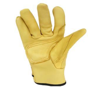 알곤장갑 양피 양가죽 내피 노랑 이중덧댐 작업 두꺼운 고급형 원단 가죽장갑 용접