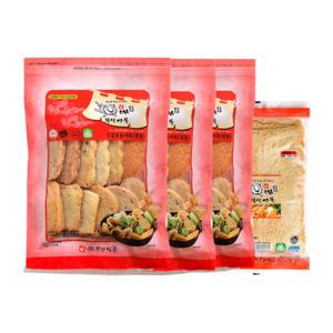 범표어묵 수제 찐어묵 모둠세트 700gx3팩 + 사각 260gx1팩