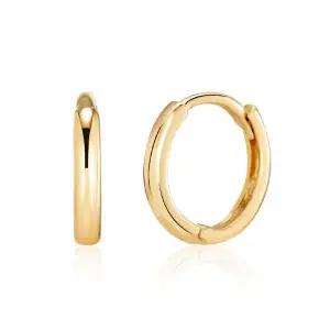 [비앤비골드] 당일발송 14K/18K 민자 링 원터치 귀걸이 XS 한쌍 WIE28353