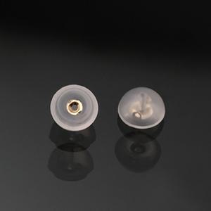 [미니아트] 14K GOLD 실리콘 귀걸이 뒷마개 한쌍