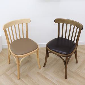 곡목 원목 식탁의자